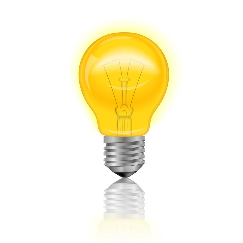 Light Bulb Realistic 428264 Vector Art at Vecteezy