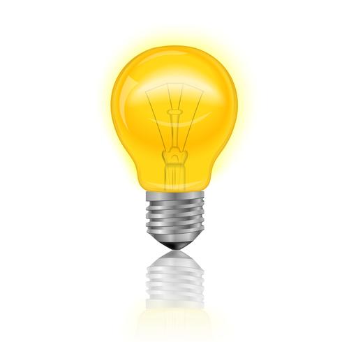 Light Bulb Realistic vector