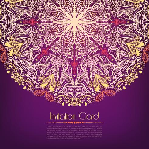 invitation card vector