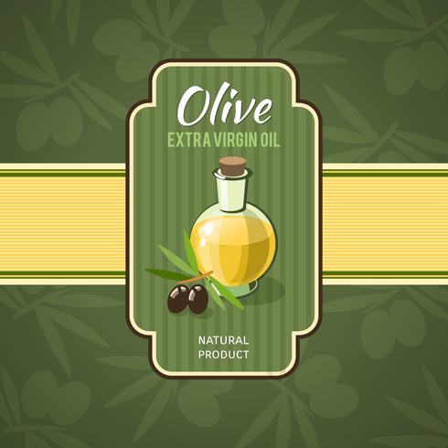 Olive Oil Badge vector