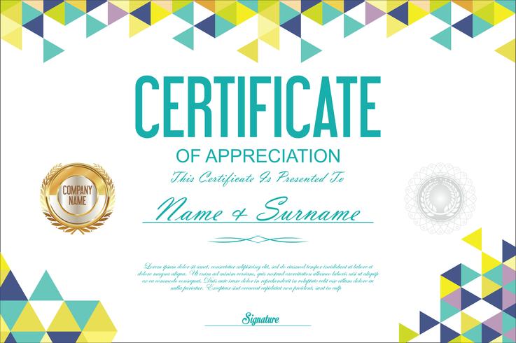 Certificate vector