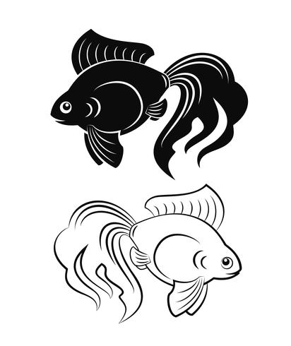 goldfish vector