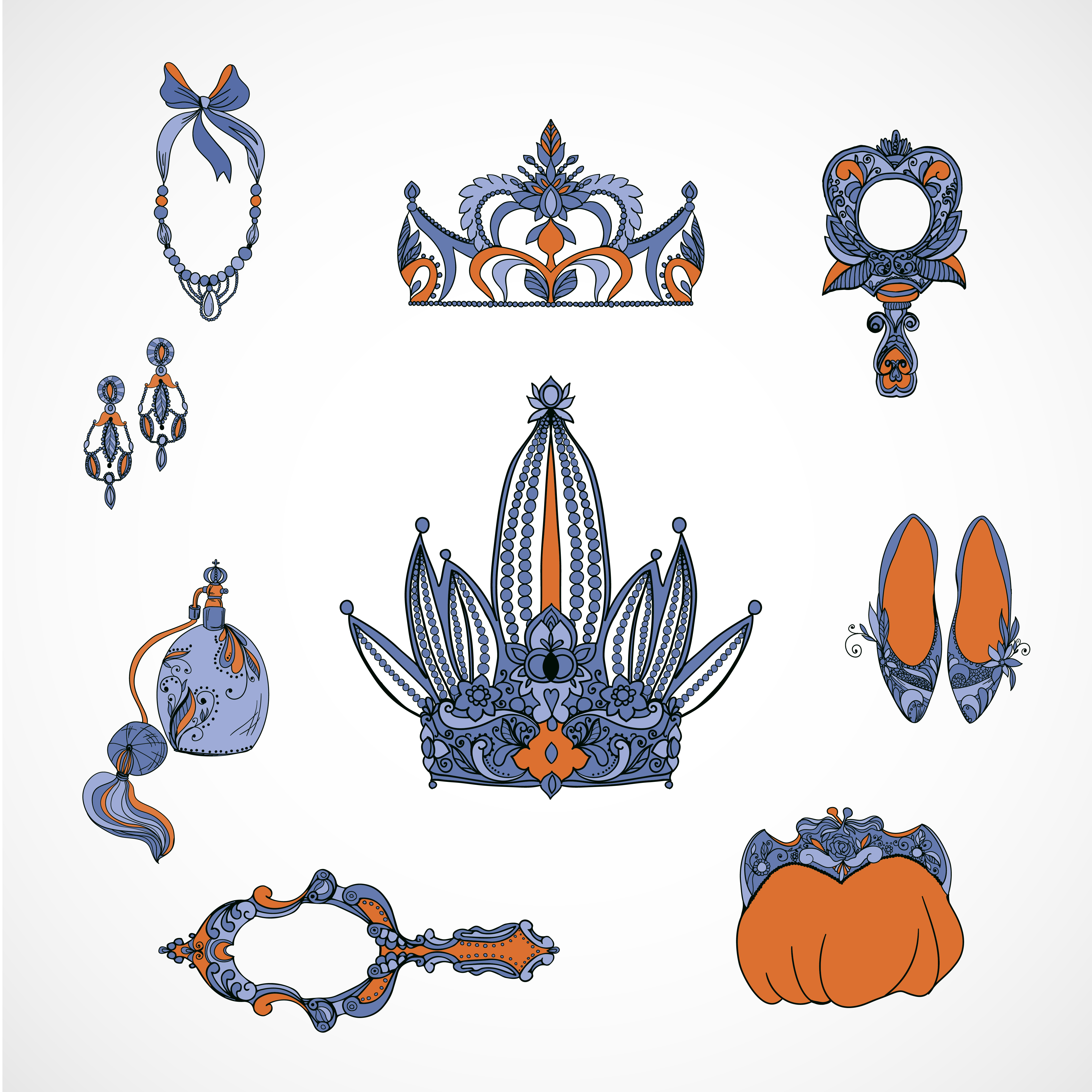 Download princess accessories 428747 - Download Free Vectors ...