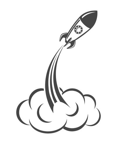 Rocket ship launch vector