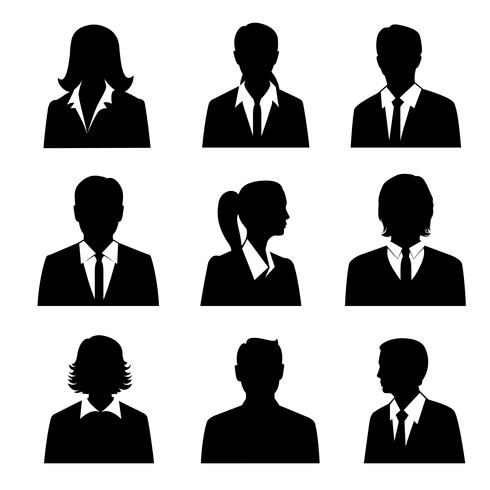 Business Avatars Set vector