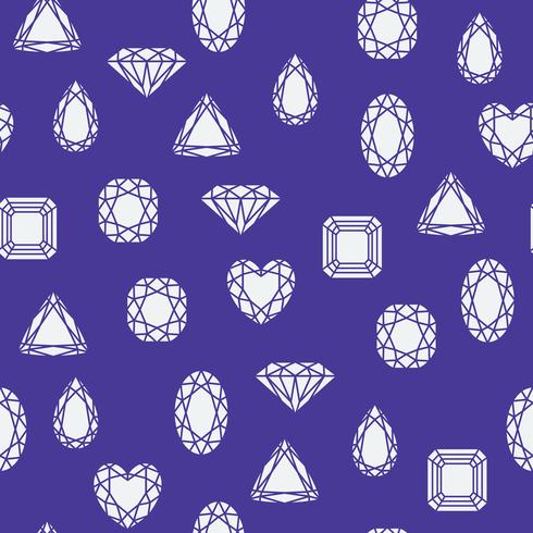 Diamonds pattern vector