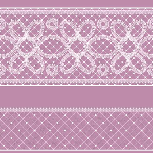 Seamless pattern with lace for design vector