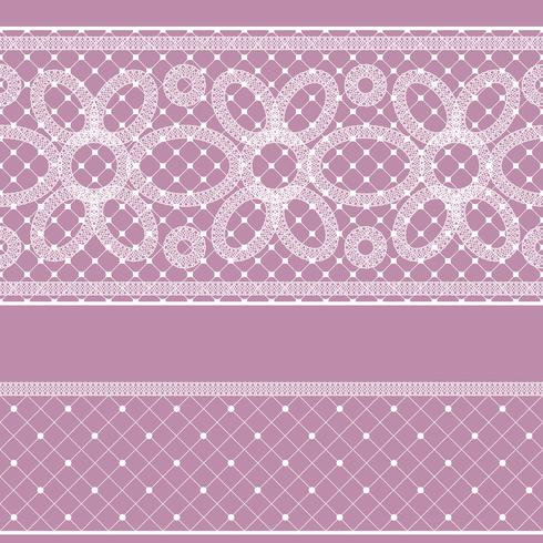 Seamless pattern with lace for design vector