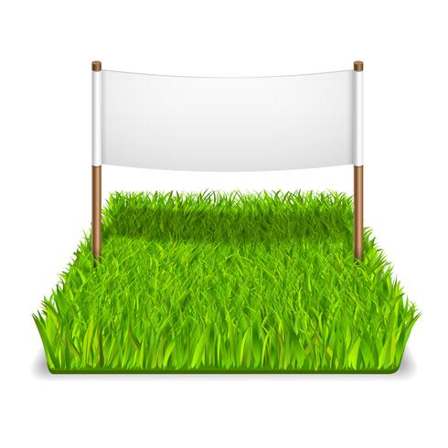 green grass sign vector