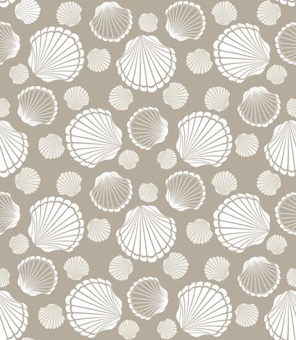 seashell pattern vector