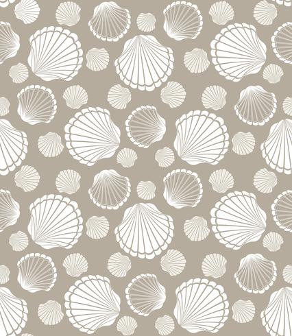 seashell pattern vector