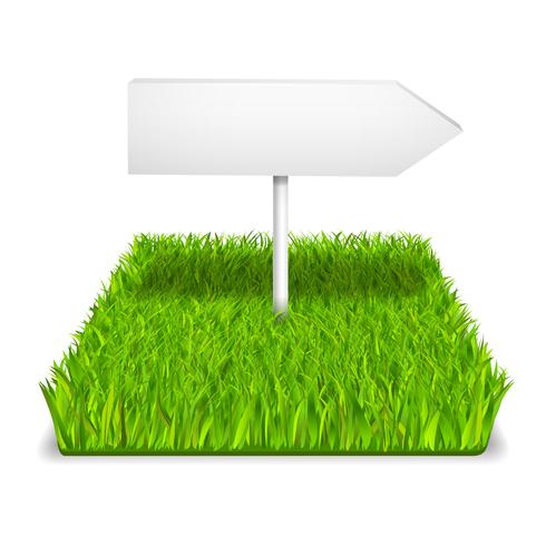 green grass arrow vector