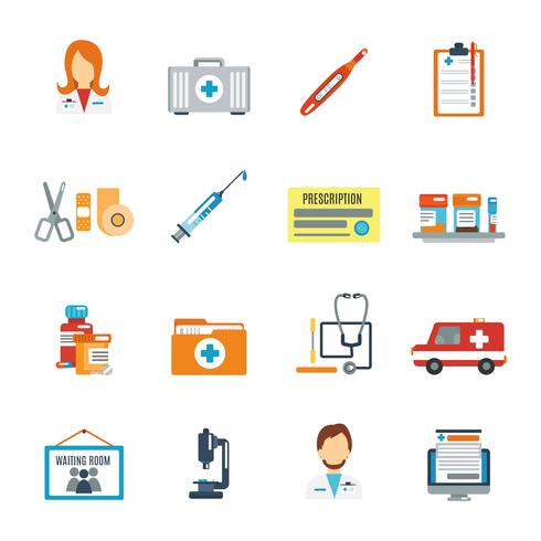 Doctor Icon Flat vector