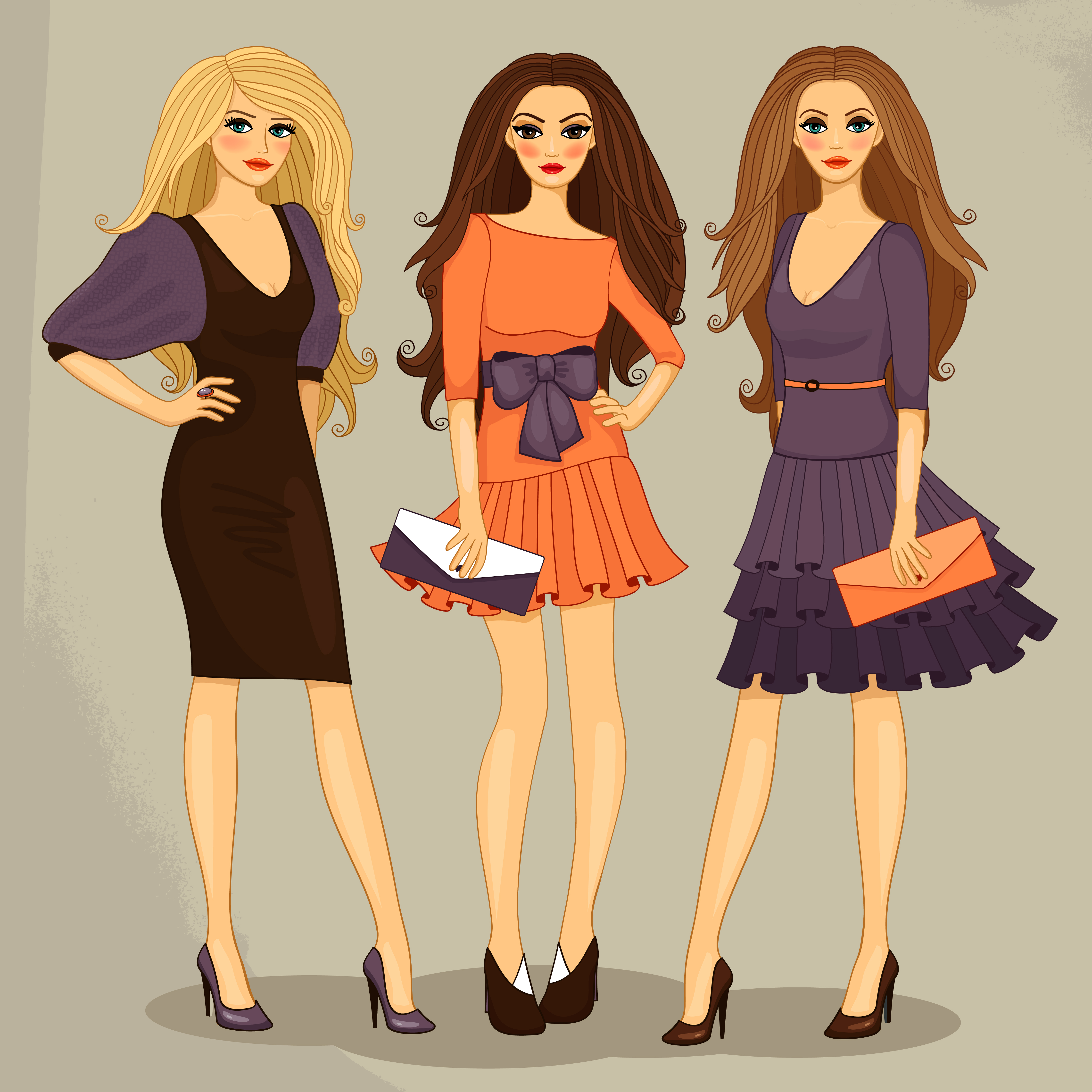 Download fashion girl - Download Free Vectors, Clipart Graphics & Vector Art