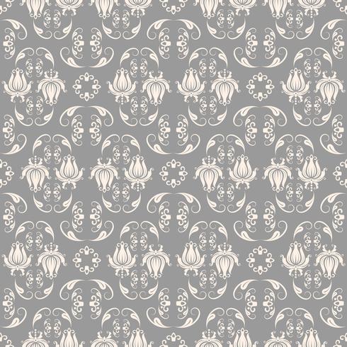 baroque pattern vector