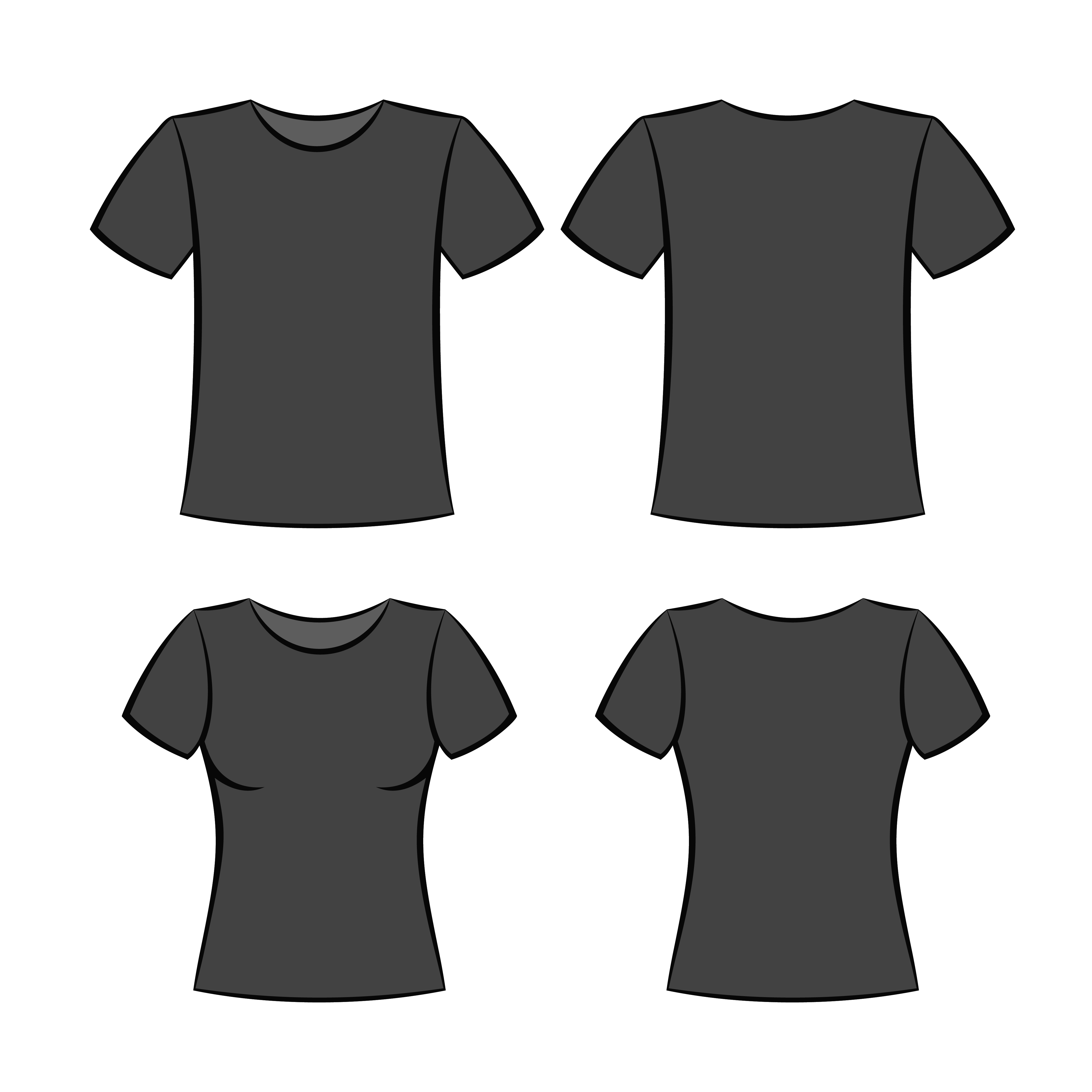 Download black t-shirt - Download Free Vectors, Clipart Graphics & Vector Art