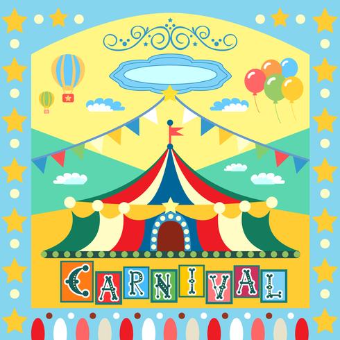 carnival poster vector