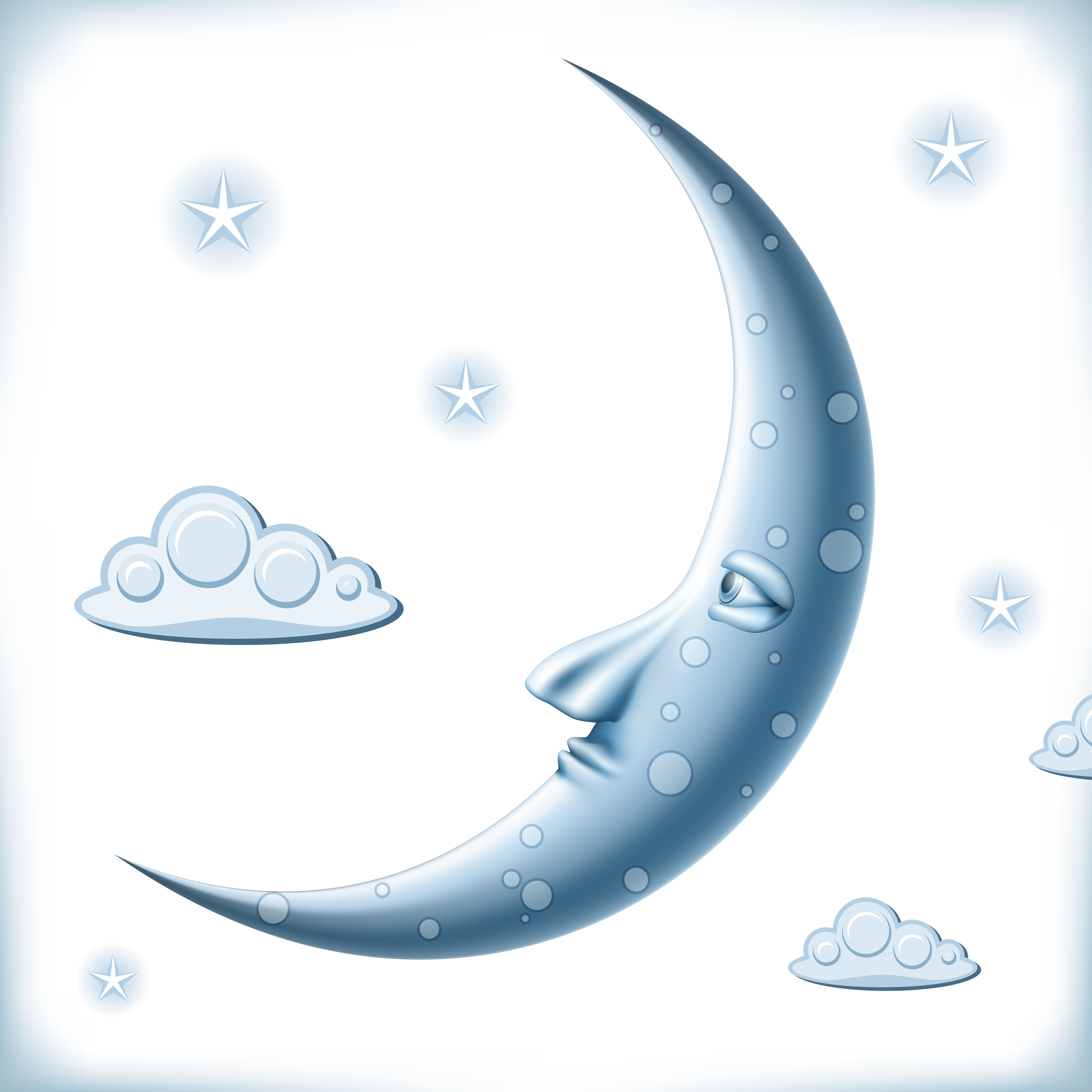 Blue Moon 429585 Vector Art at Vecteezy