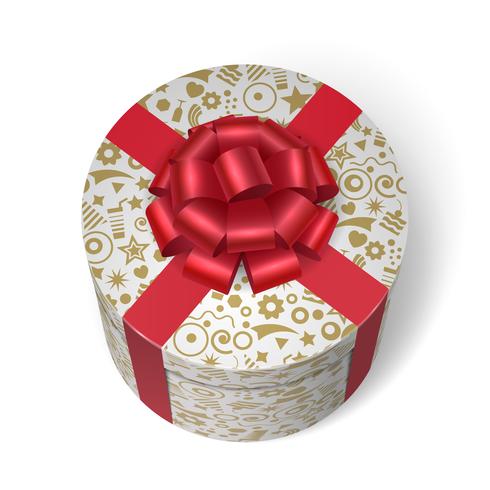 Surprise box with gifts and presents vector