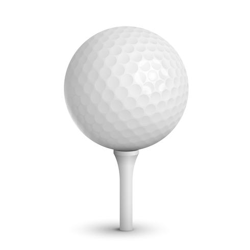 pelota de golf vector