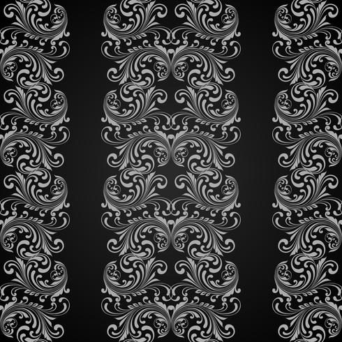 Vertical grey seamless pattern vector