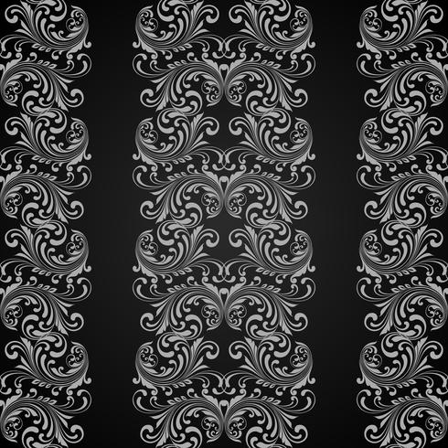 Vertical grey seamless pattern vector