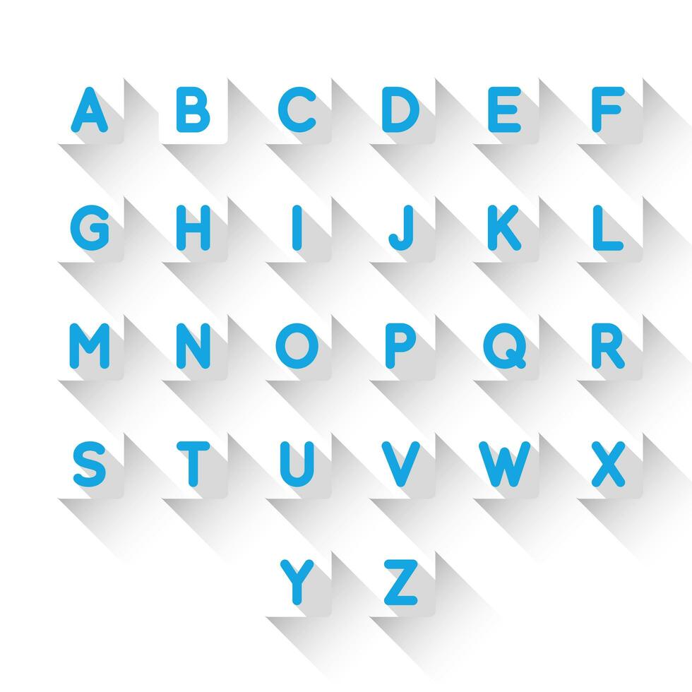 Alphabet Letters vector