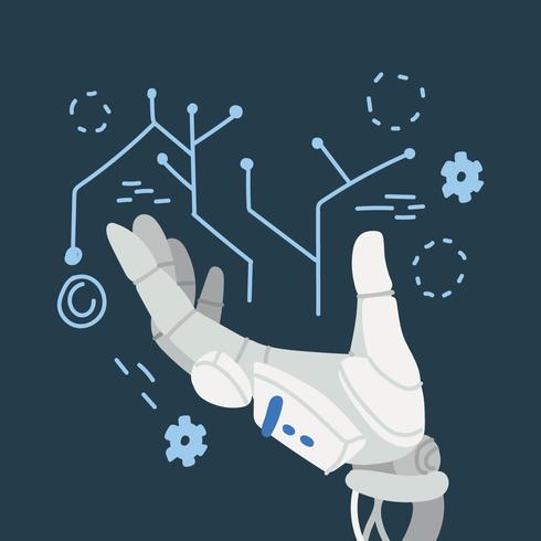 Robotic Hand vector