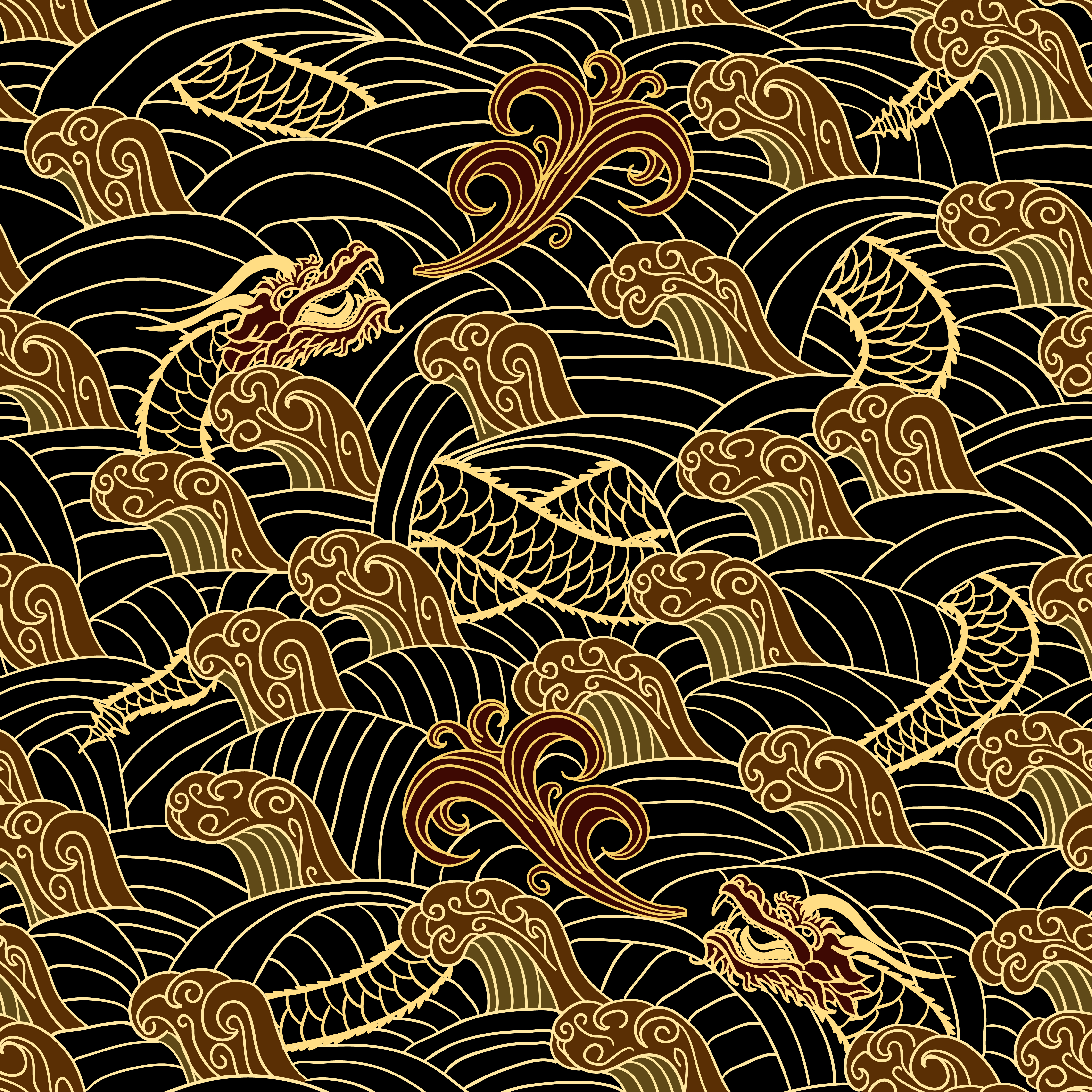  Oriental  traditional seamless pattern  430066 Download 