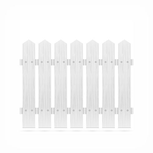 White fence tile vector