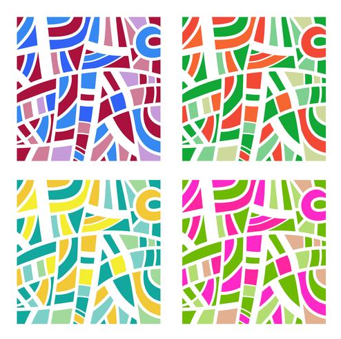 Abstract Background In Four Colors Download Free Vectors