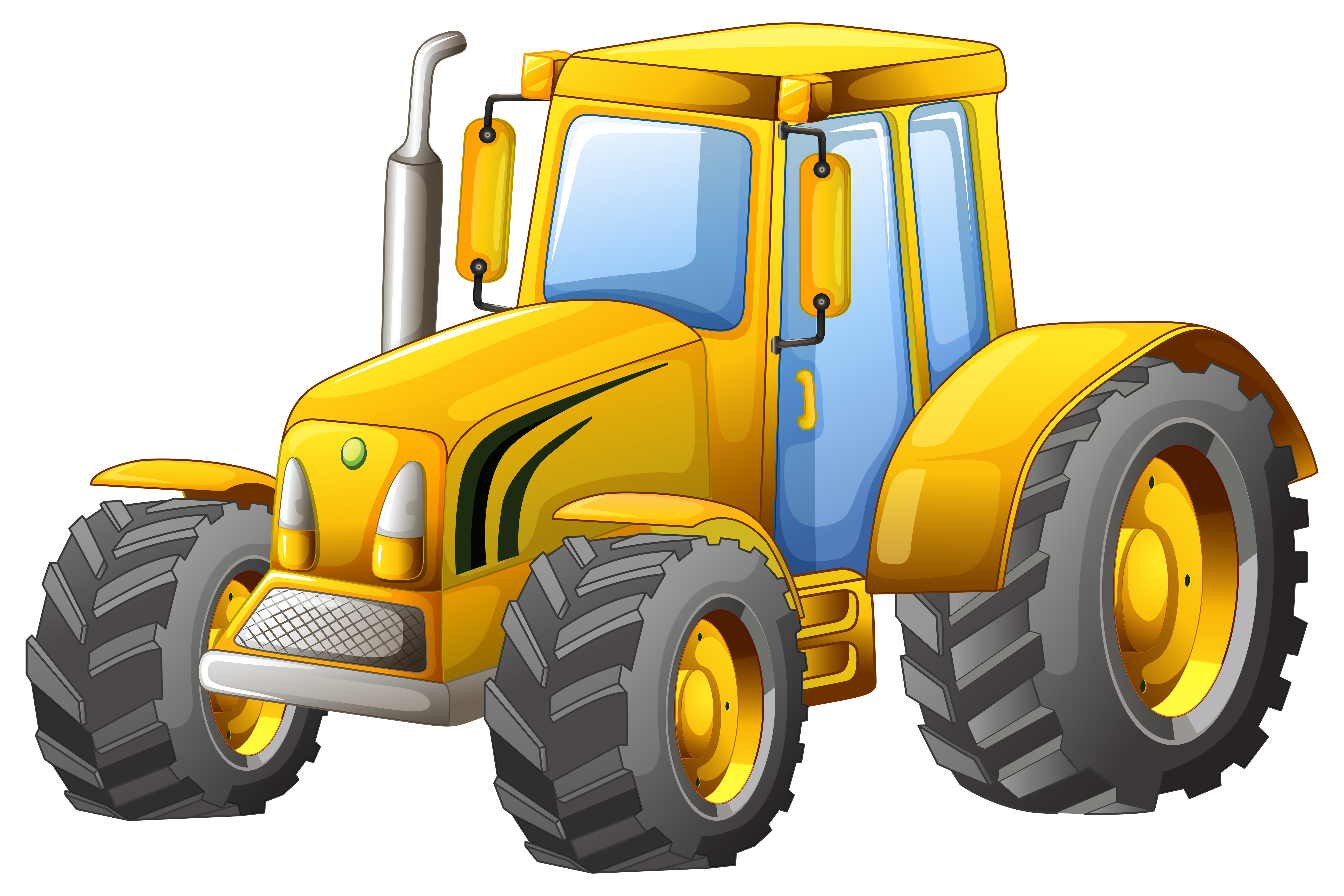 Cartoon Tractor Vector Art, Icons, and Graphics for Free Download