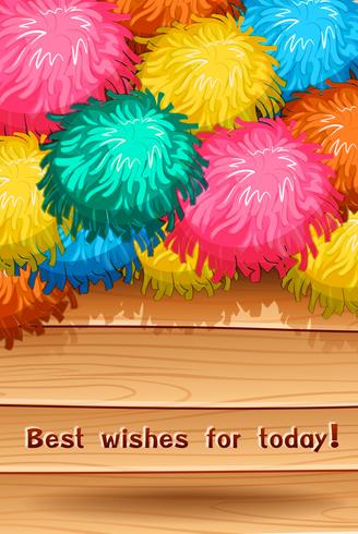 Best wish vector