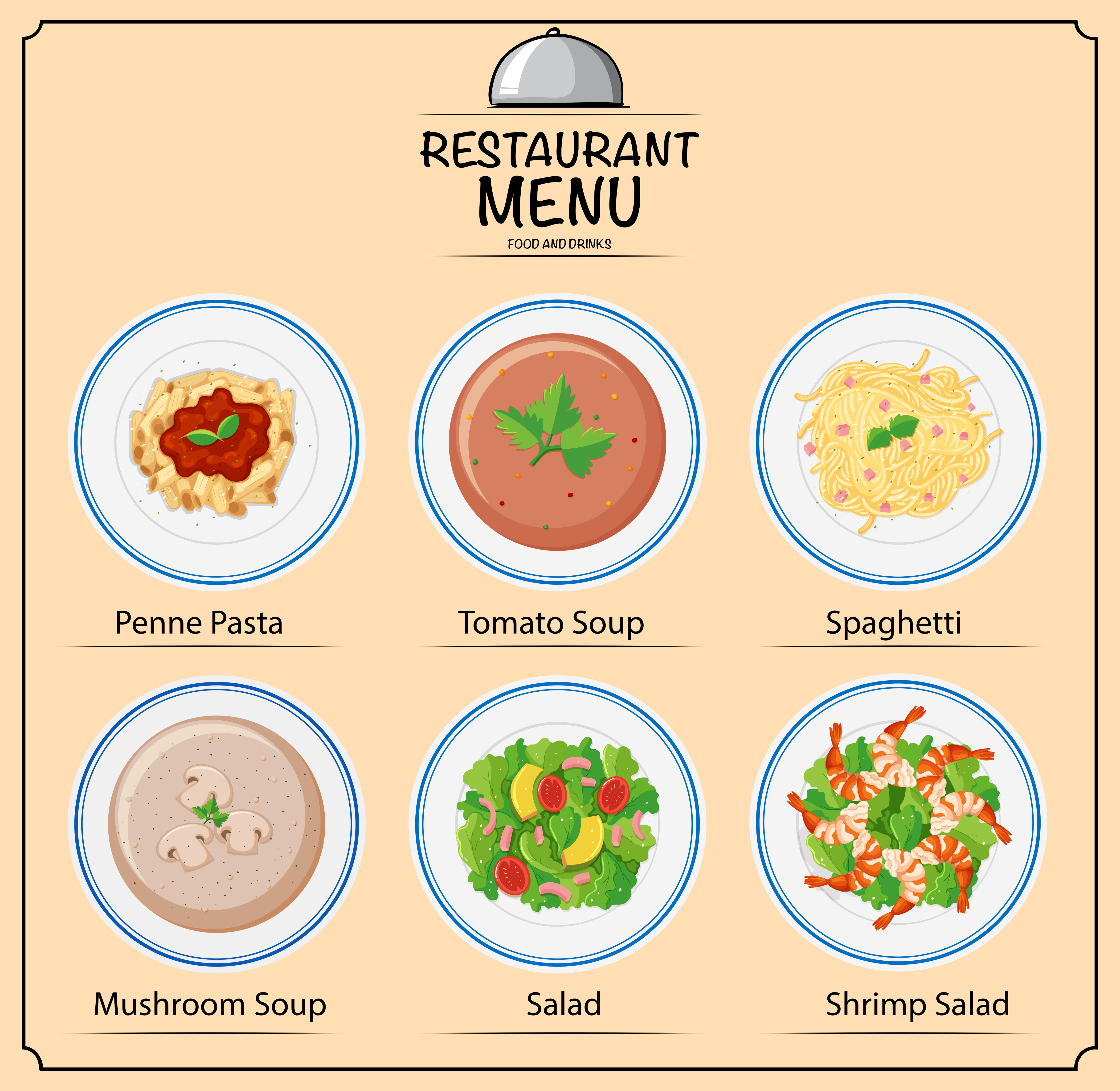 How many types of menu hotsell