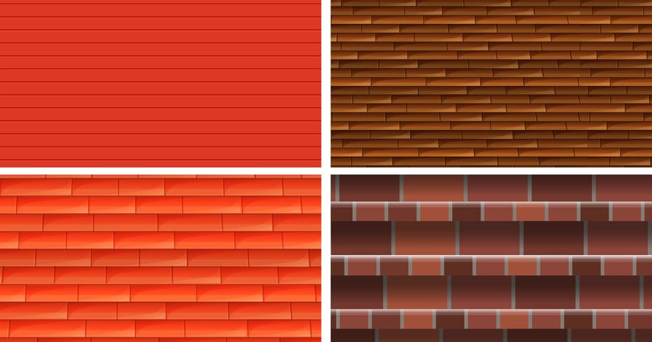 Four different texture backgrounds vector