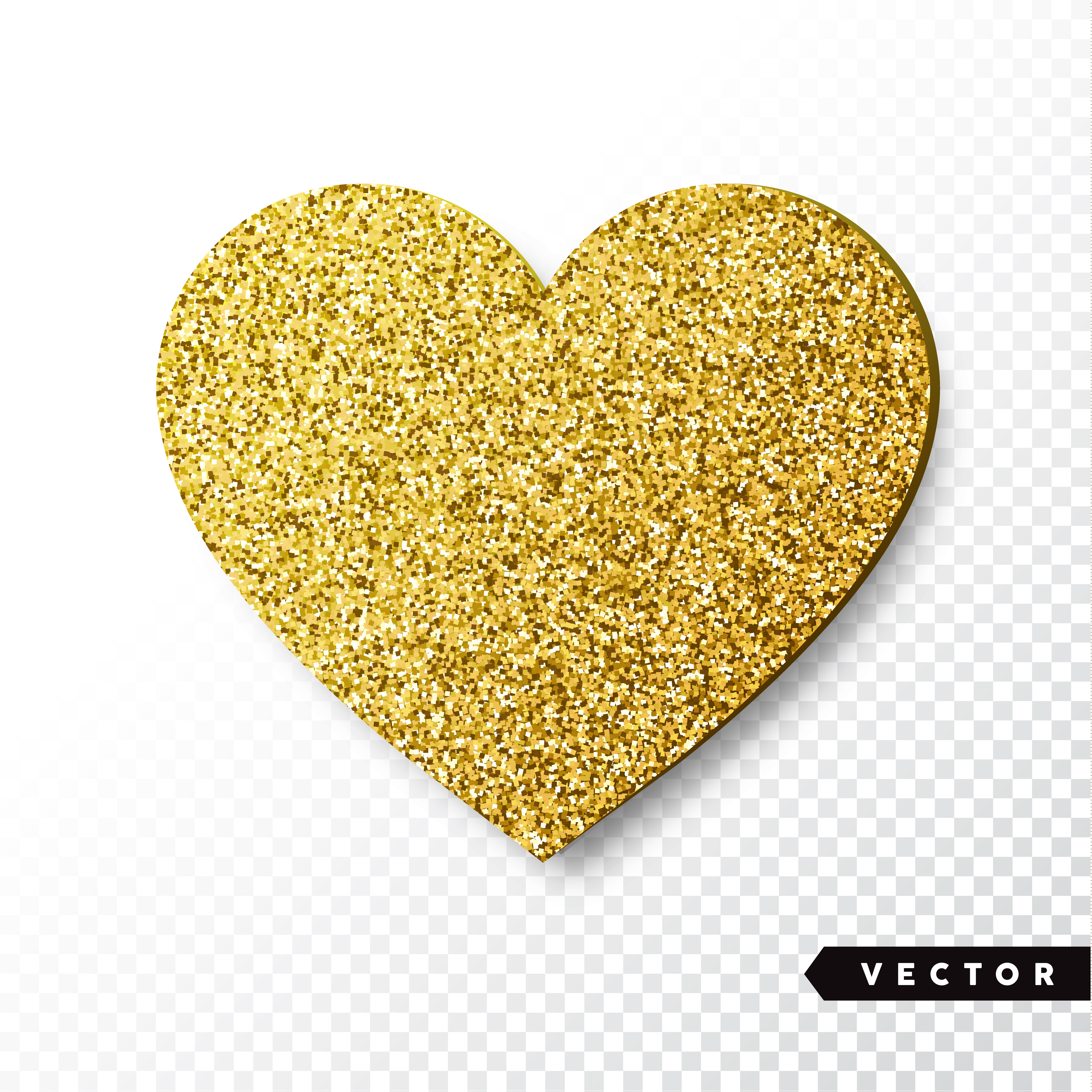 Download Gold Sparkles Heart - Download Free Vectors, Clipart ...