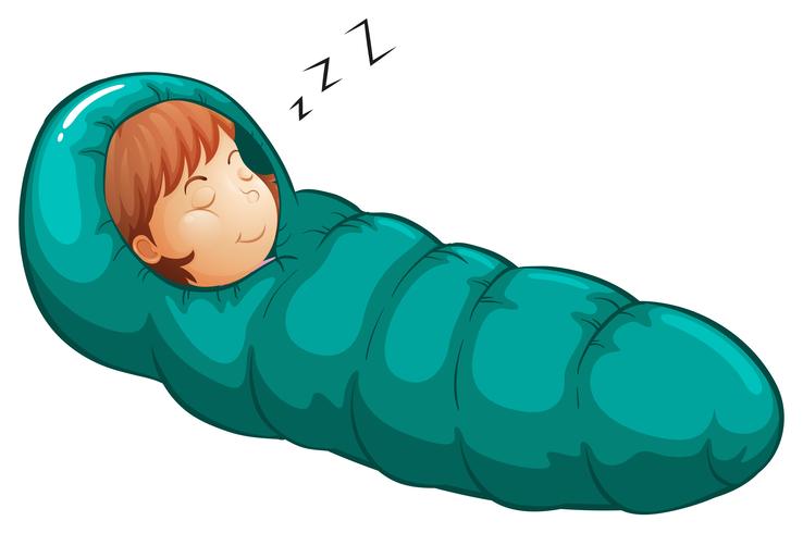 Sleeping bag vector