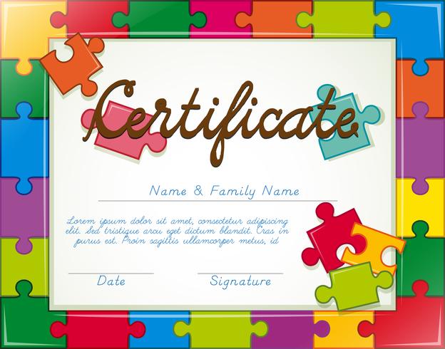 Certificado vector