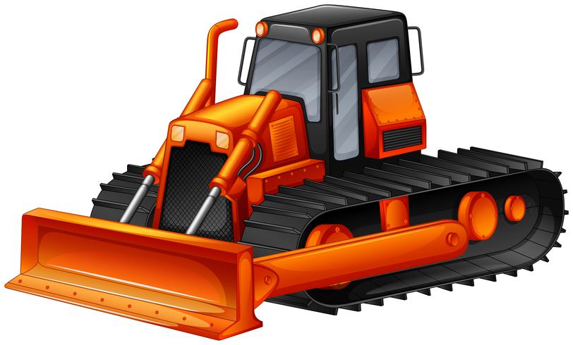 Bulldozer vector