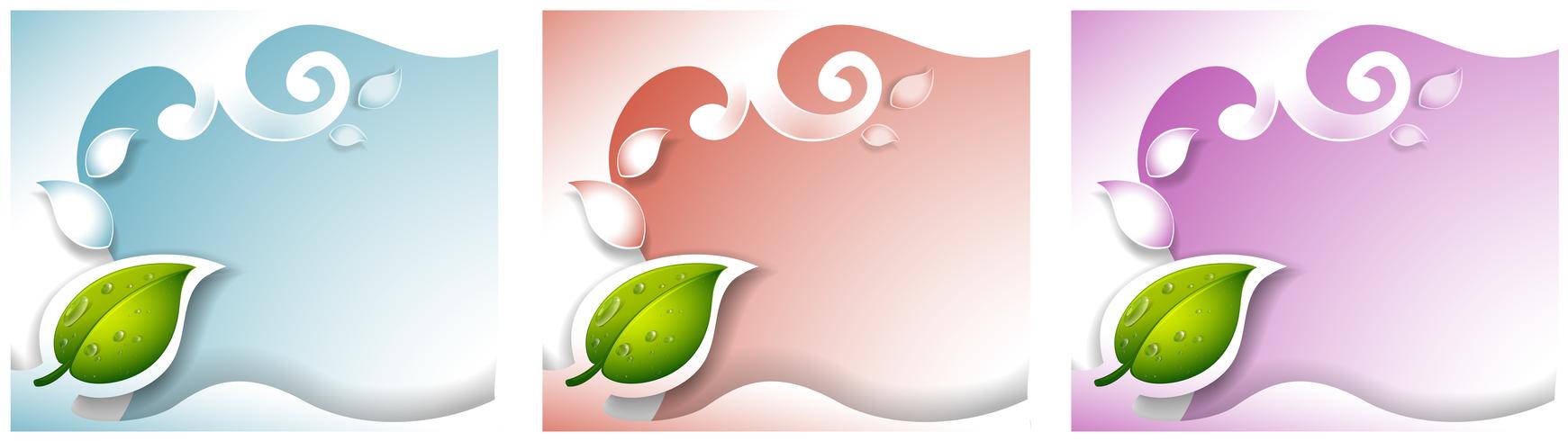 Download Three sets of unique border designs 431669 Vector Art at ...