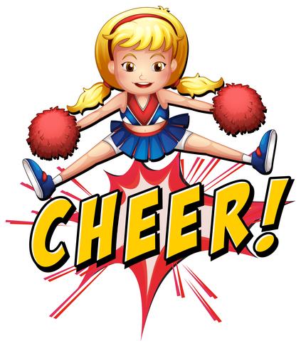 Cheer flash logo vector