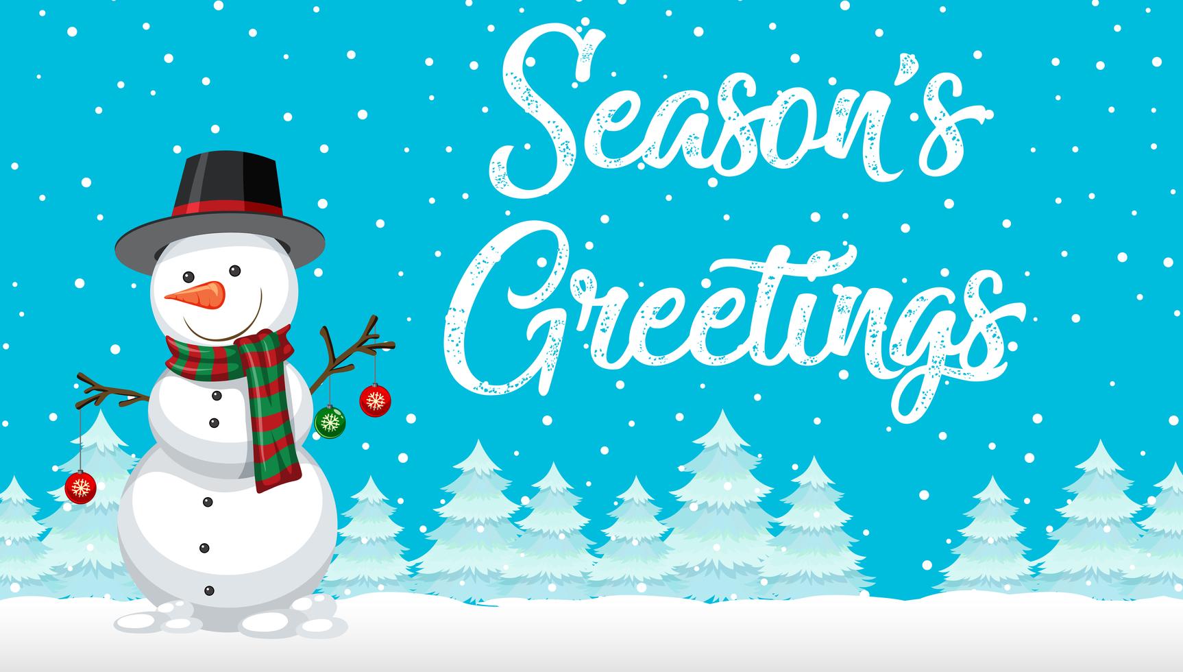 Season Greetings Snowman Card 432241 Vector Art At Vecteezy season-greetings-snowman-card-432241-vector-art-at-vecteezy