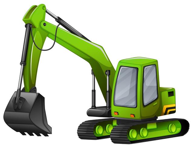 Excavator vector