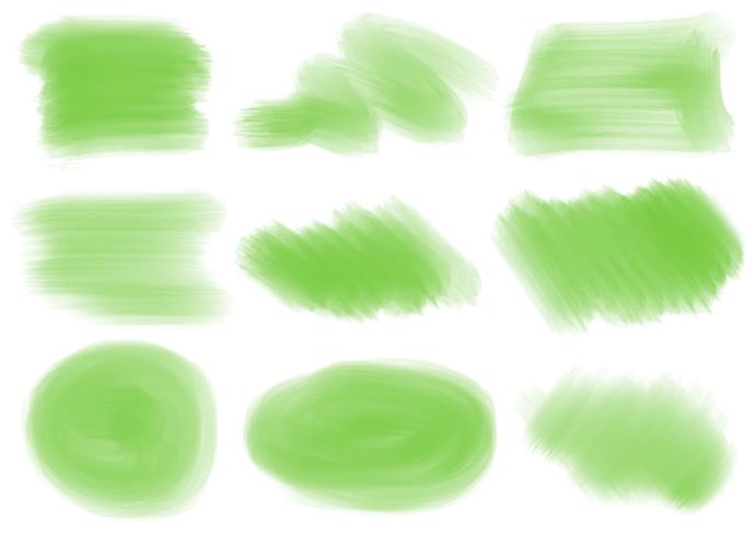 Green textures and patterns vector