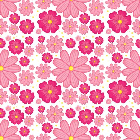 Fond transparent de fleur rose , Telecharger Vectoriel