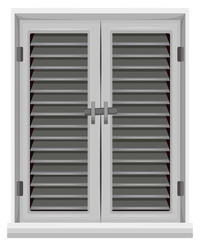 Window in gray color vector