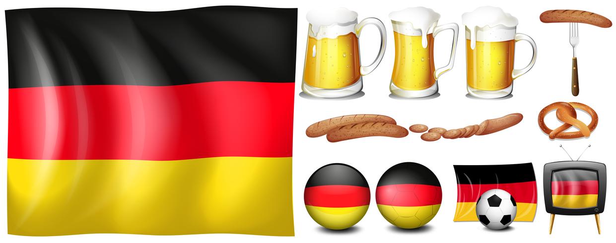 German set vector