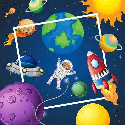 A space frame element vector