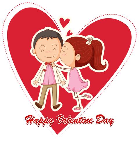 Feliz San Valentin vector