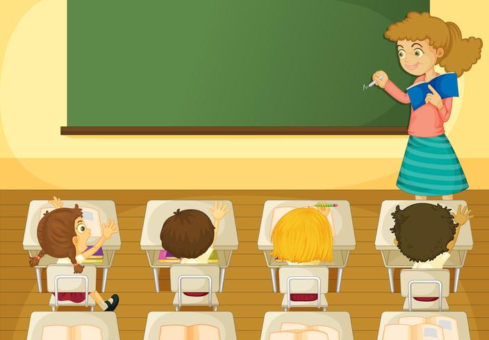 Classroom vector